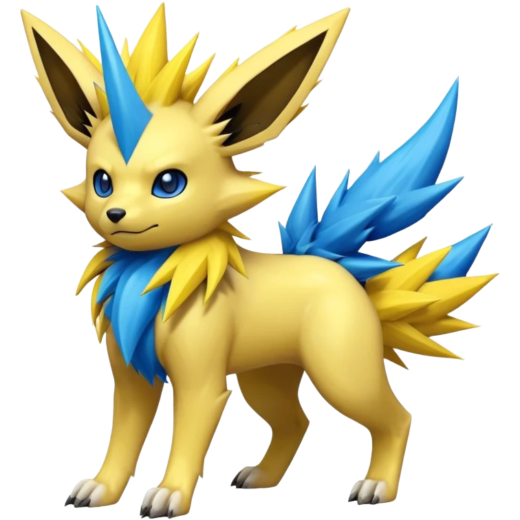 Jolteon-Luxio-Manectric-Fakémon-hybrid-creature (full body)  emoji