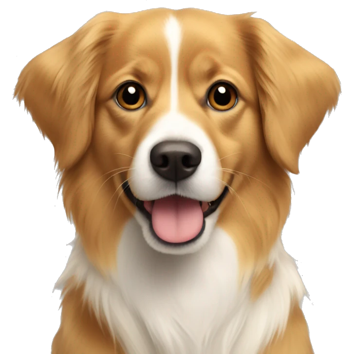 Papillon x golden retriever mix  emoji