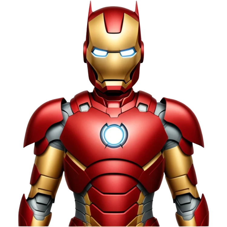 Iron man with face of batman emoji
