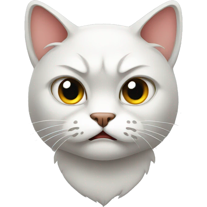 Angry cat emoji