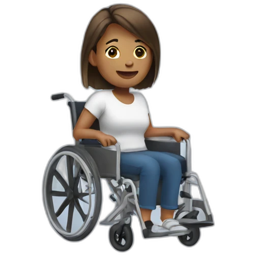 disabled woman emoji