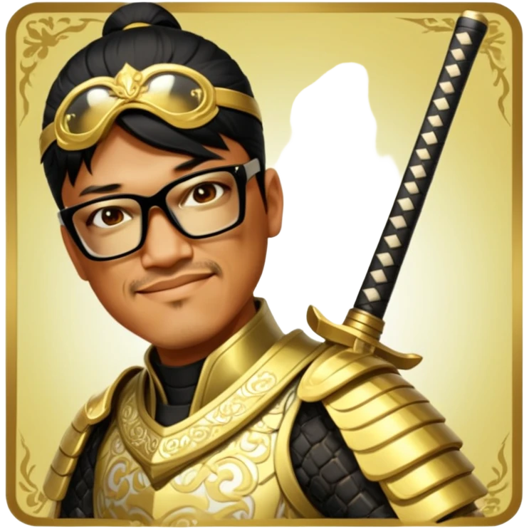 Golden Samurai emoji