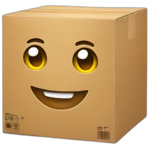 Amazon mascot logo box emoji