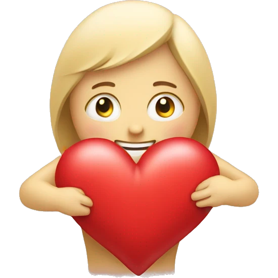 heart with hug emoji