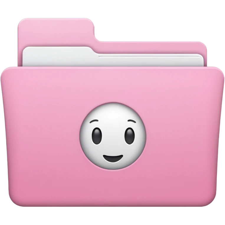 mix pink and white folder emoji