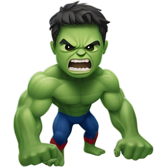 Spider-man Hulk emoji