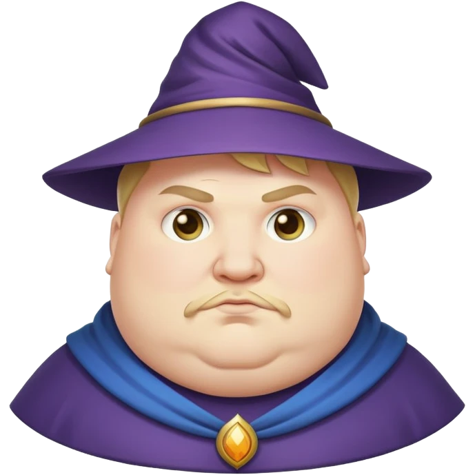 Fat male mage emoji
