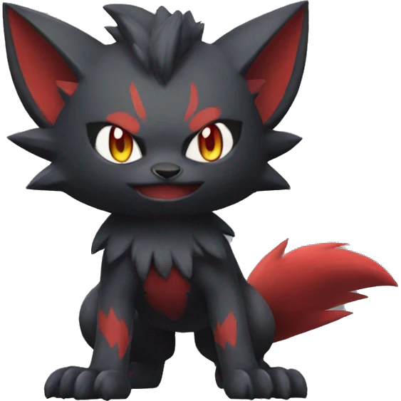 Litten-Zoroark full body emoji