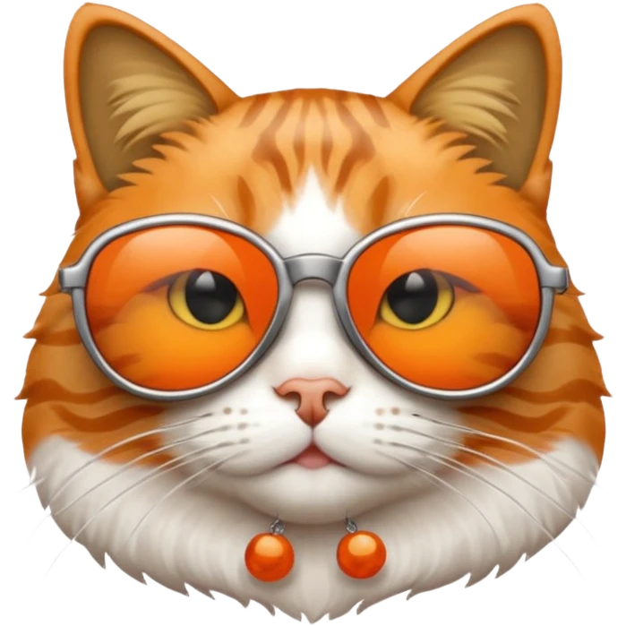 Cat wearing sunglasses emoji