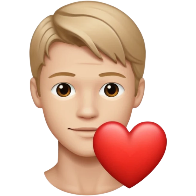 Lucas Till with a heart emoji