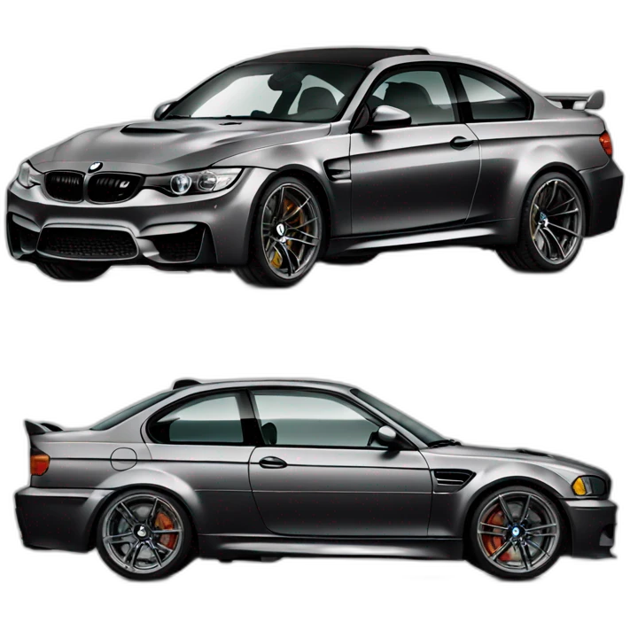 BMW M3 black emoji