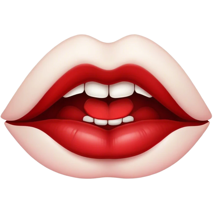 vampire lips emoji