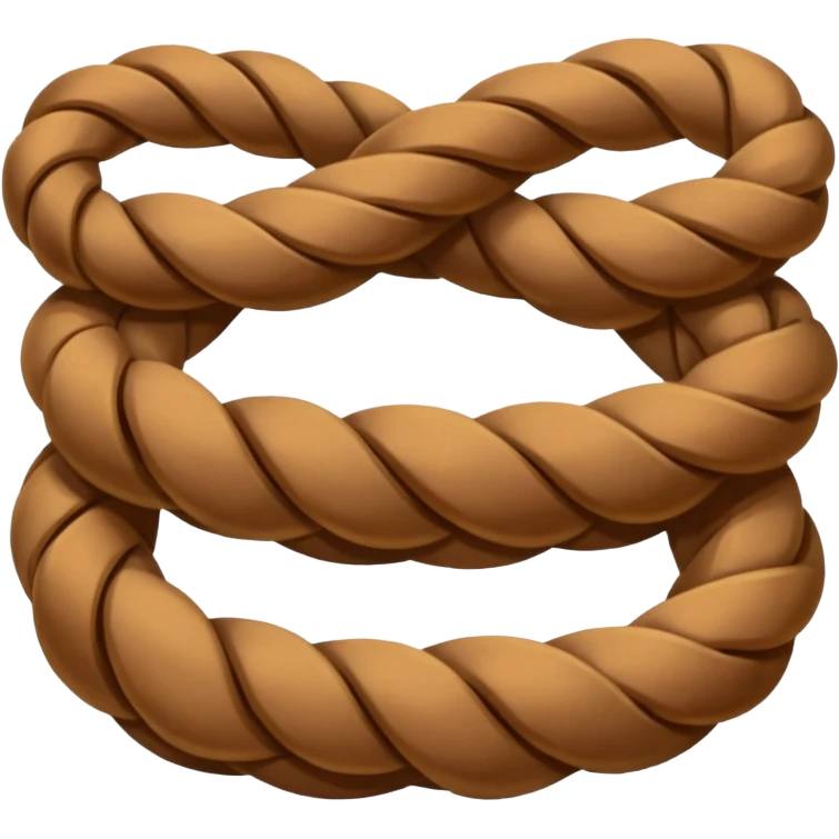 three interlaced cords emoji