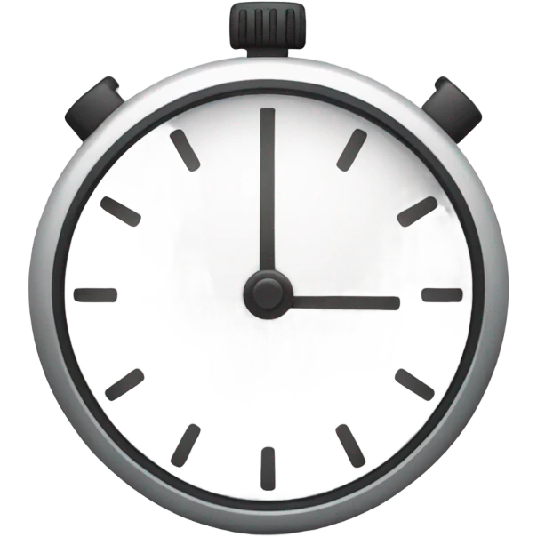 stopwatch with no hands emoji