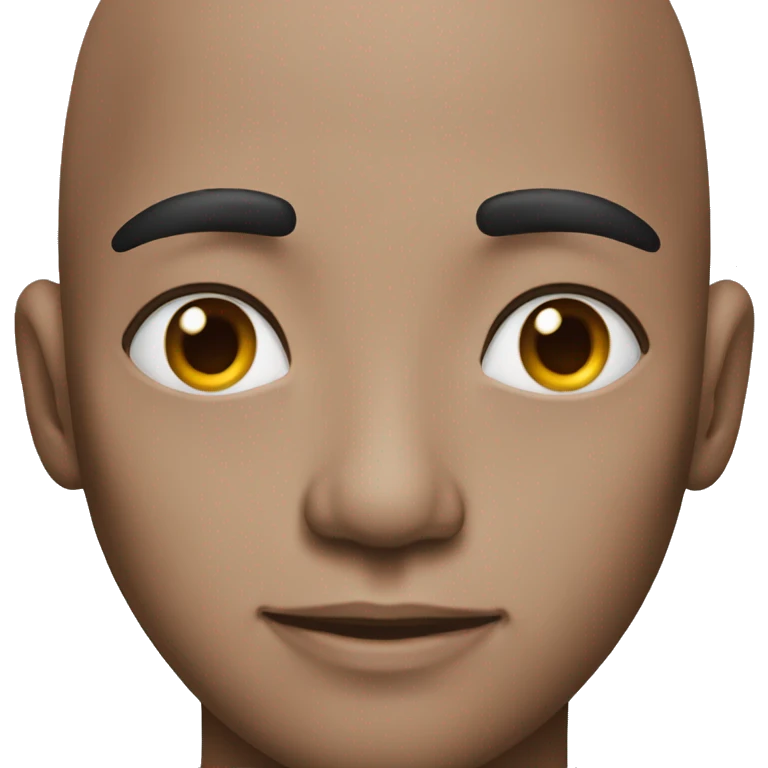 Black guy peach eyes emoji