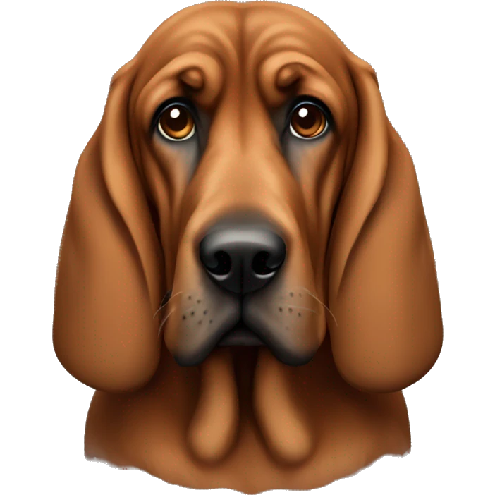 brown bloodhound emoji