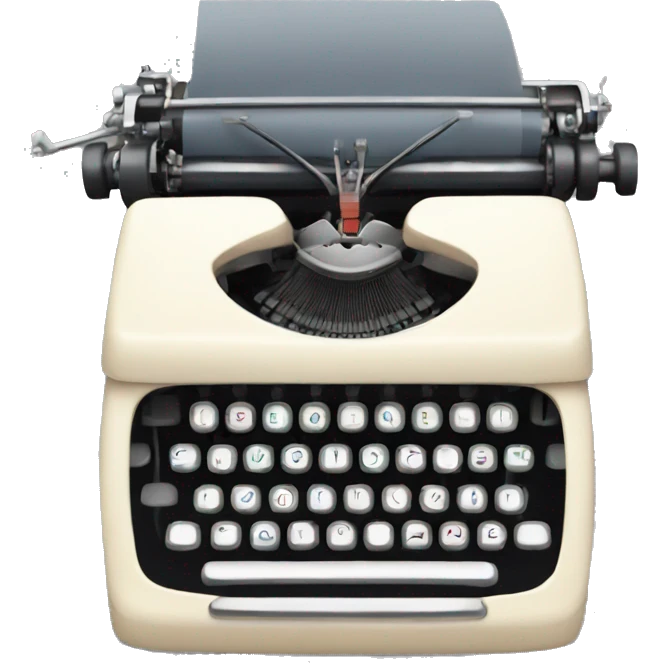 Typewriter emoji