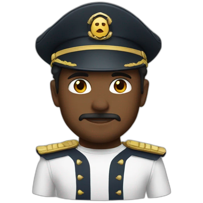 I am the captain now emoji