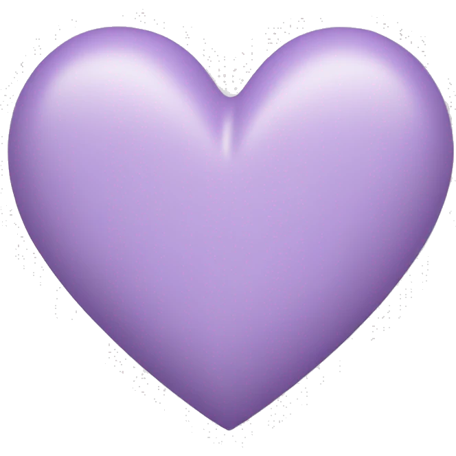 Pastel purple heart emoji