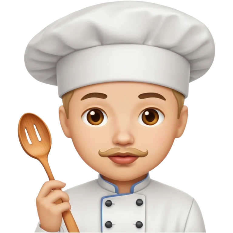 Chef lip bite  emoji