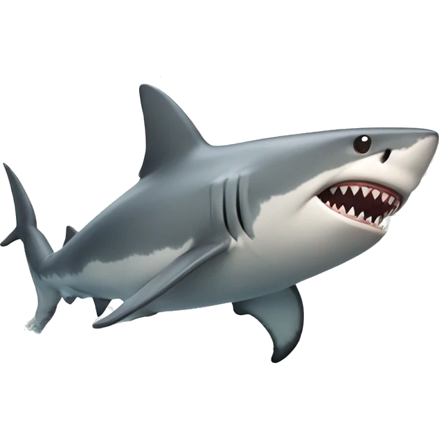 shark surfing emoji