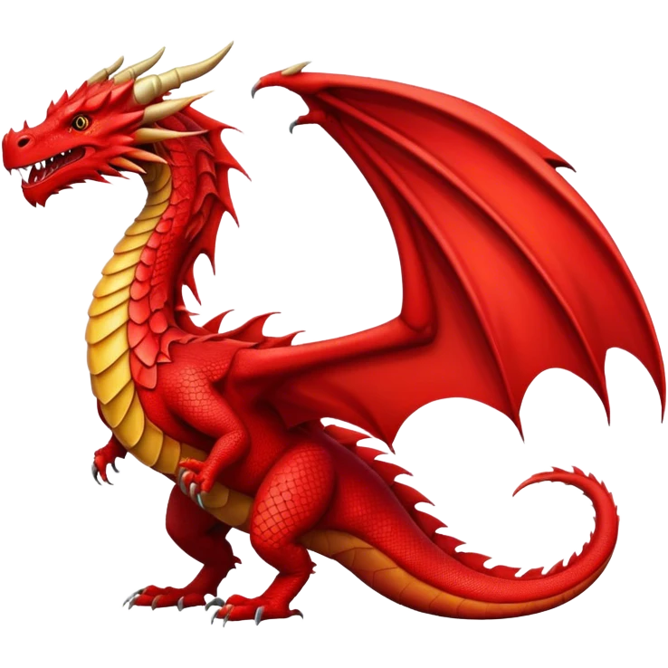 red Dragon Full Body emoji