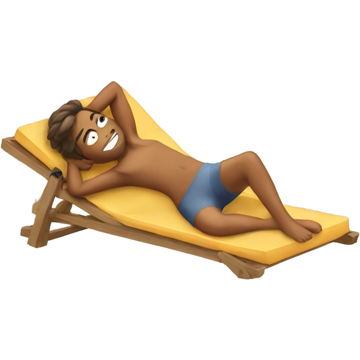 Sunbathing  emoji