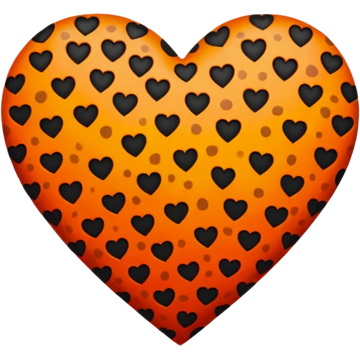 Heart chetah  emoji