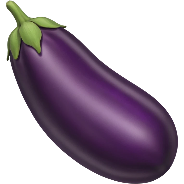 very long straight single eggplant emoji