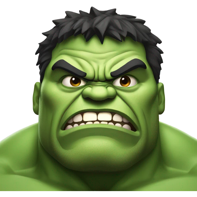 Fat Hulk Angry emoji