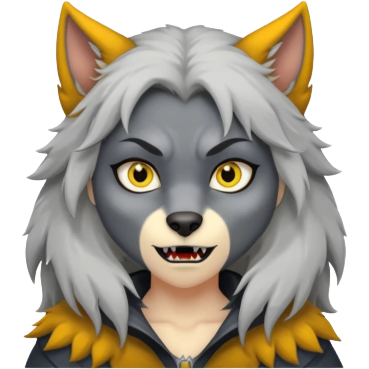 girl werewolf emoji
