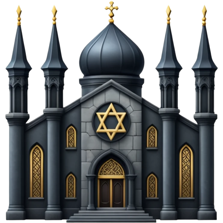 jewish synagogue dark aesthetic gothic architecture emoji