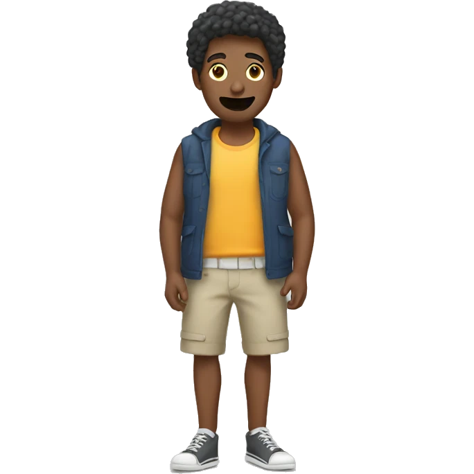 Man wearing shorts emoji