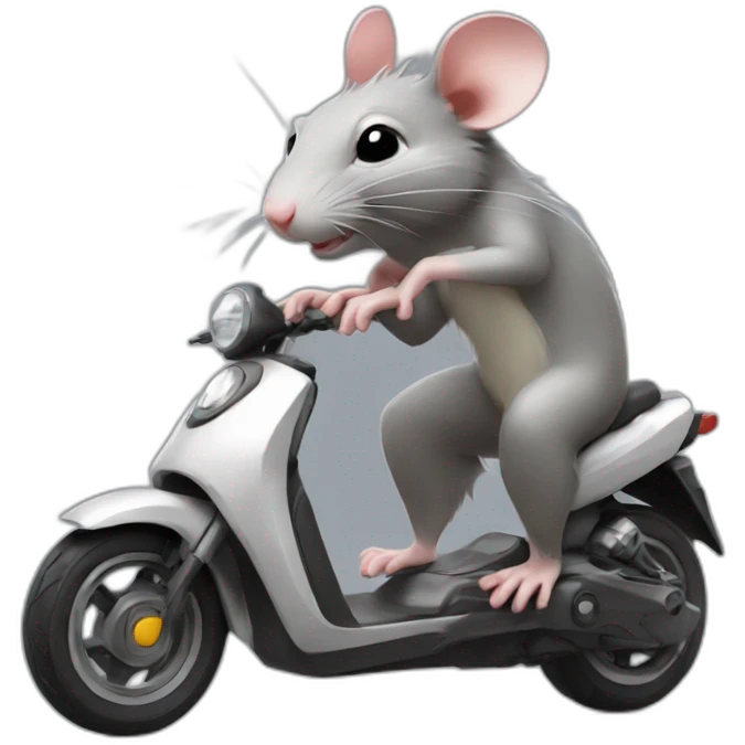 Un rat sur un t max emoji