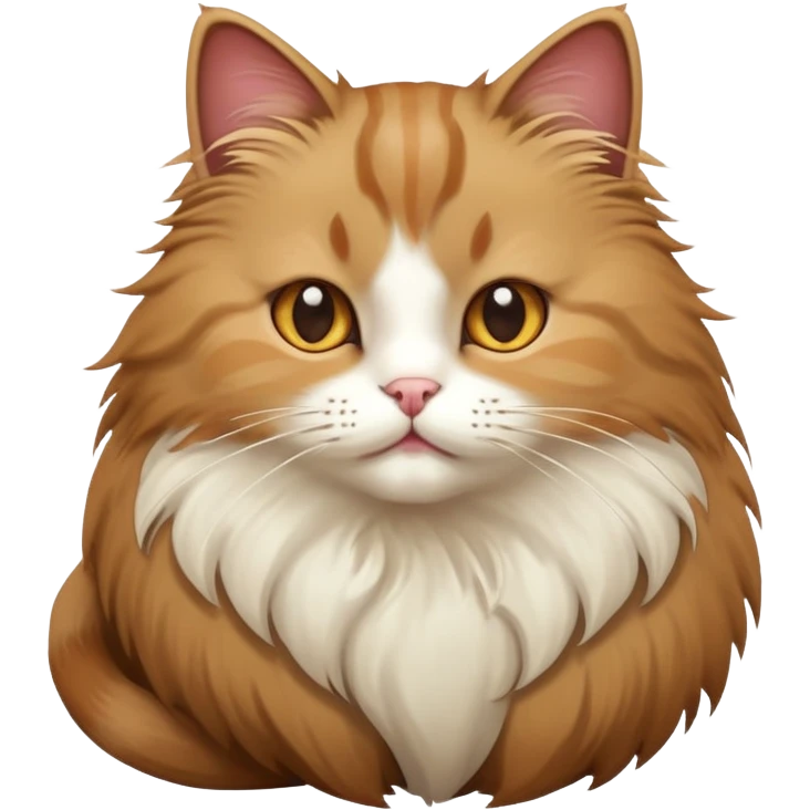 Cat taking a poop emoji