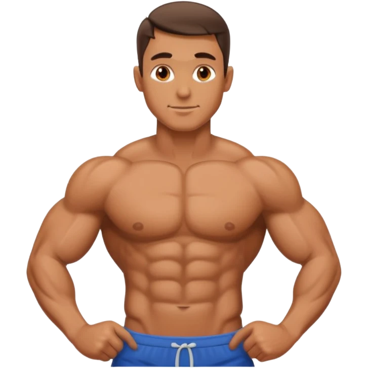 gere um abdomen sarado e definido emoji