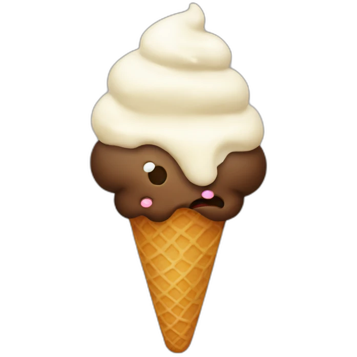 poop-ice-cream emoji