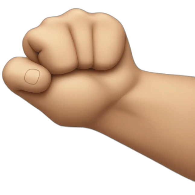 Arm flexing emoji
