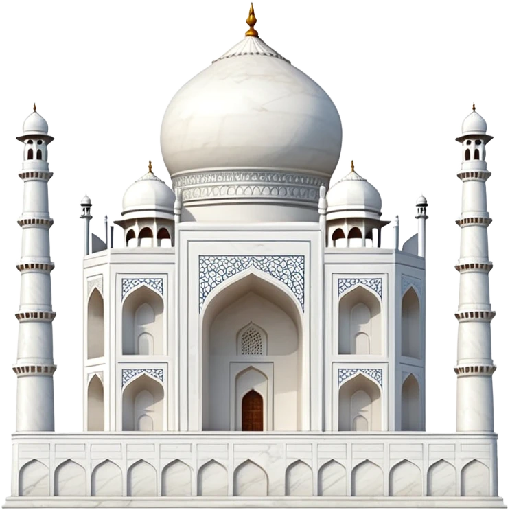 Taj Mahal monument from India emoji