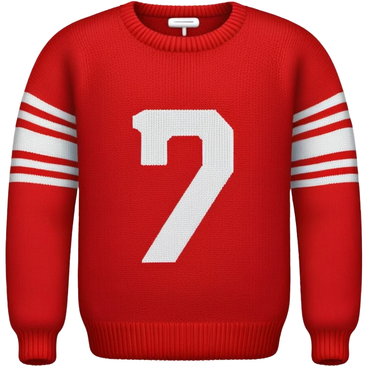 Sweater with number 19 on it emoji