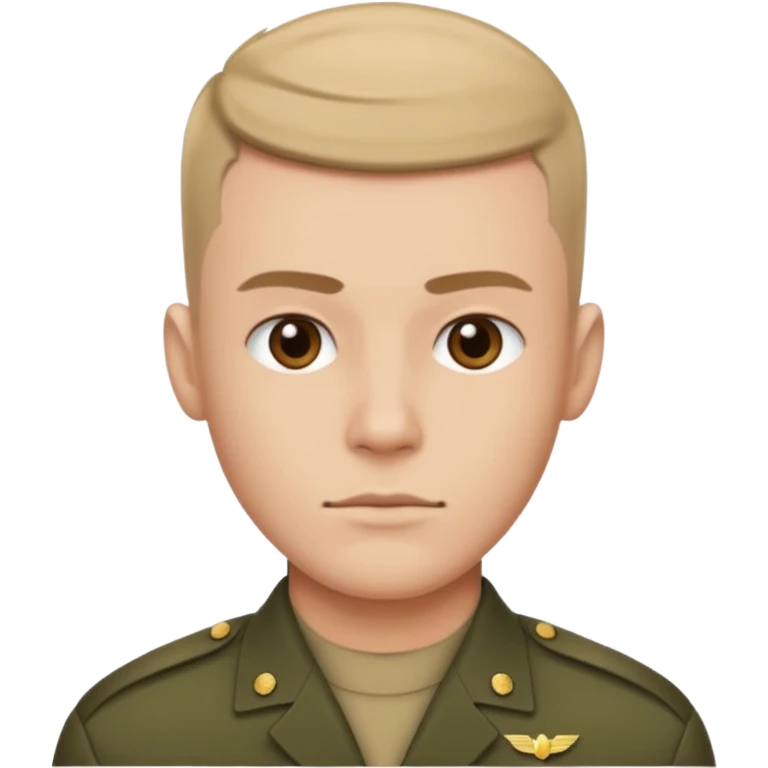 Não falei chapéu militar, e sim corte de cabelo emoji