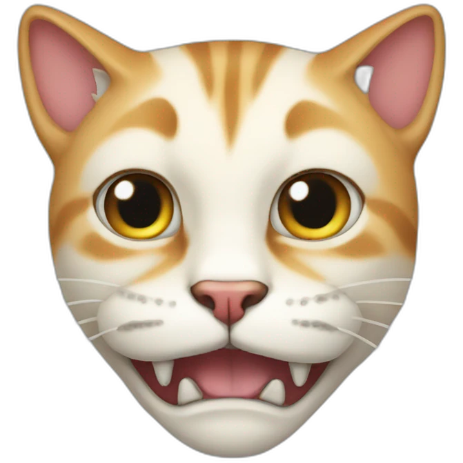 jaw -cat emoji