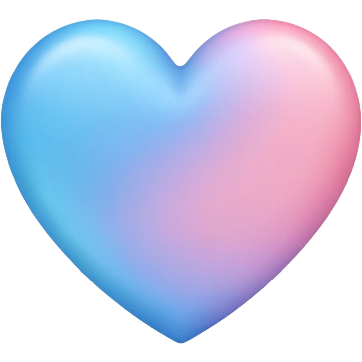 heart with a pastel gradient emoji
