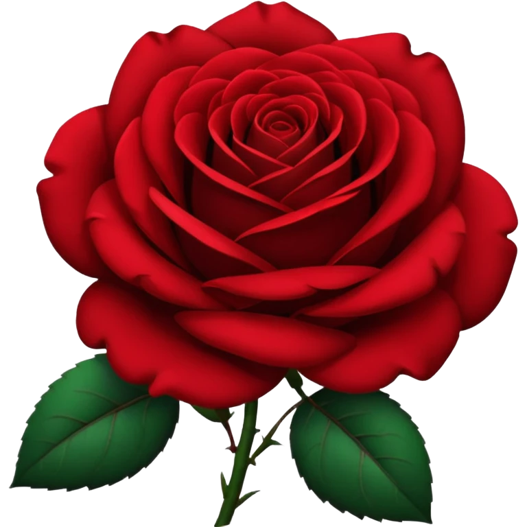 black rose, without green leaves, just flower emoji