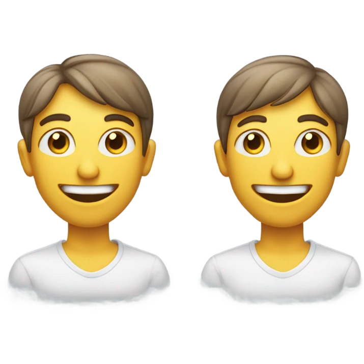 Happy and sad emoji
