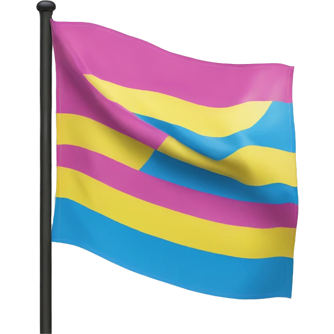 Pansexual pride flag emoji