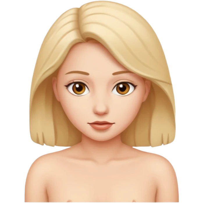 Голая женщина  emoji