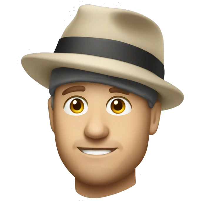 Create emoji of the 30 years old finnish guy with hat  emoji