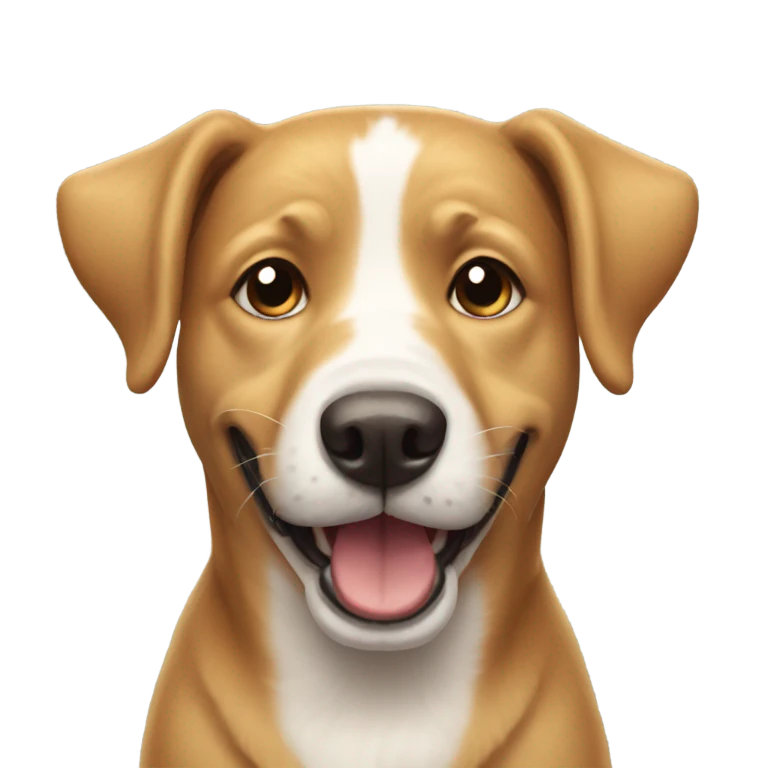 Happy dog emoji