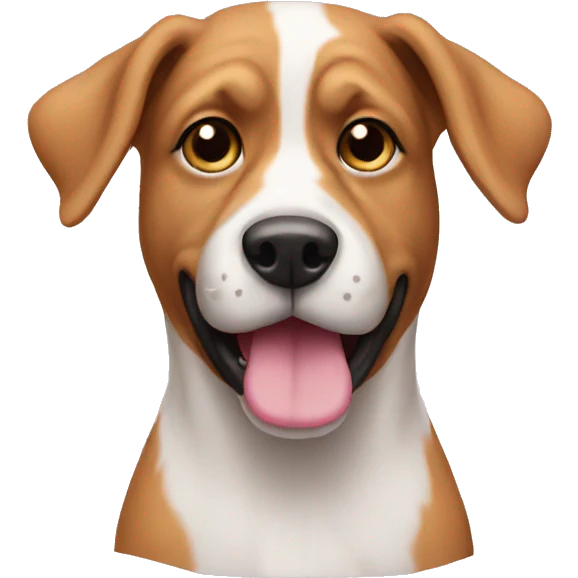 Dog pink emoji